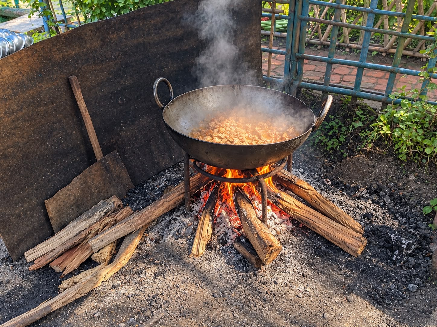 Woodfire kitchen