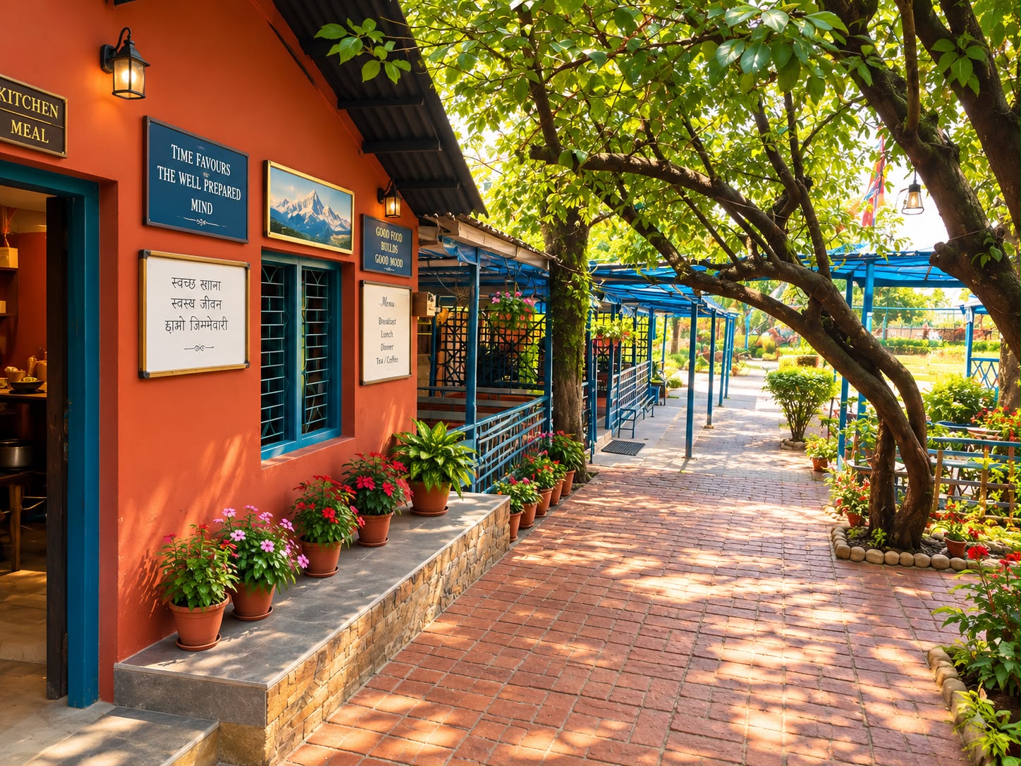 Sanctuary walkway
