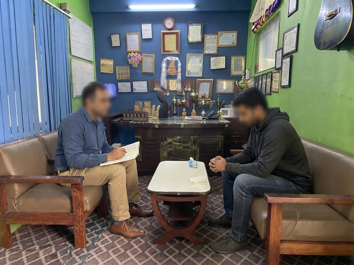 Individual CBT counseling session